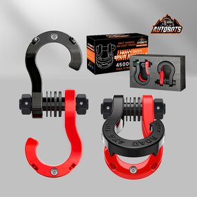 Tow Shackle Factory - Universal Steel Hitch Receiver Split D Ring