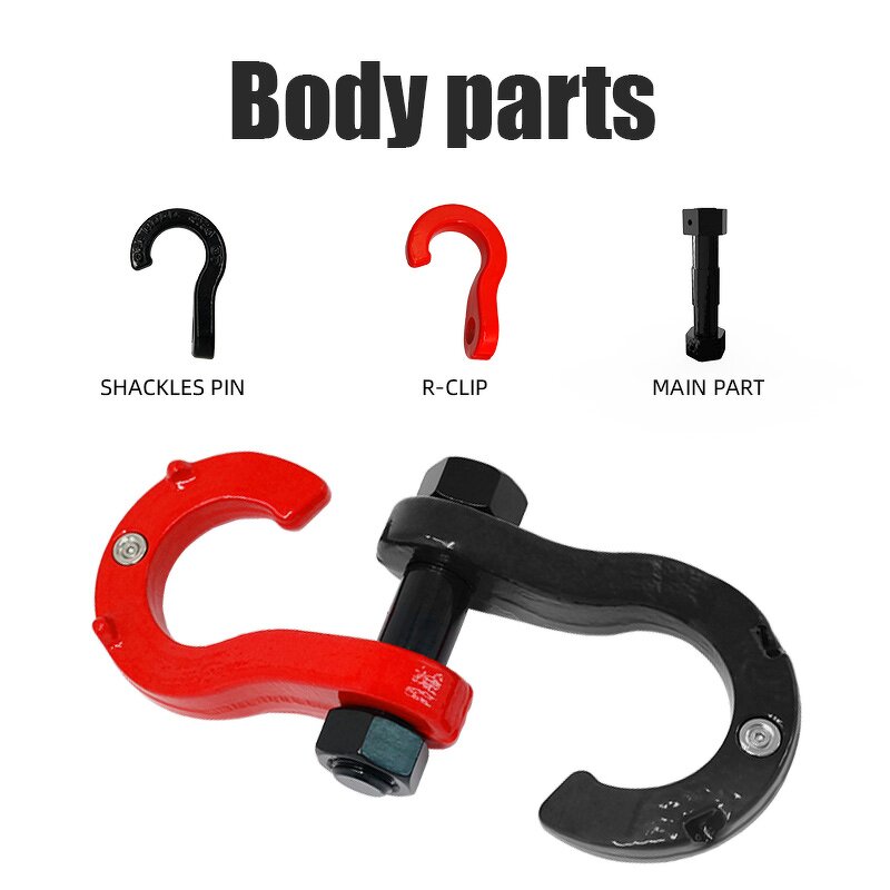 Recovery Shackle Manufacturer - Galvanized Towing Bow D Ring 8-10T