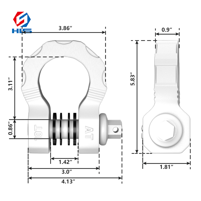 Shackle Hardware Kit Factory - Custom Logo D-type Shackle Recovery