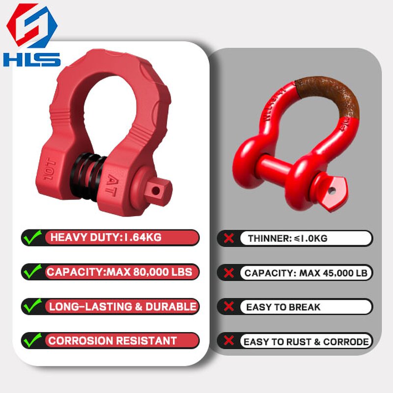 Towing Shackle Manufacturer - Forged Steel 10Ton Retractable Kit