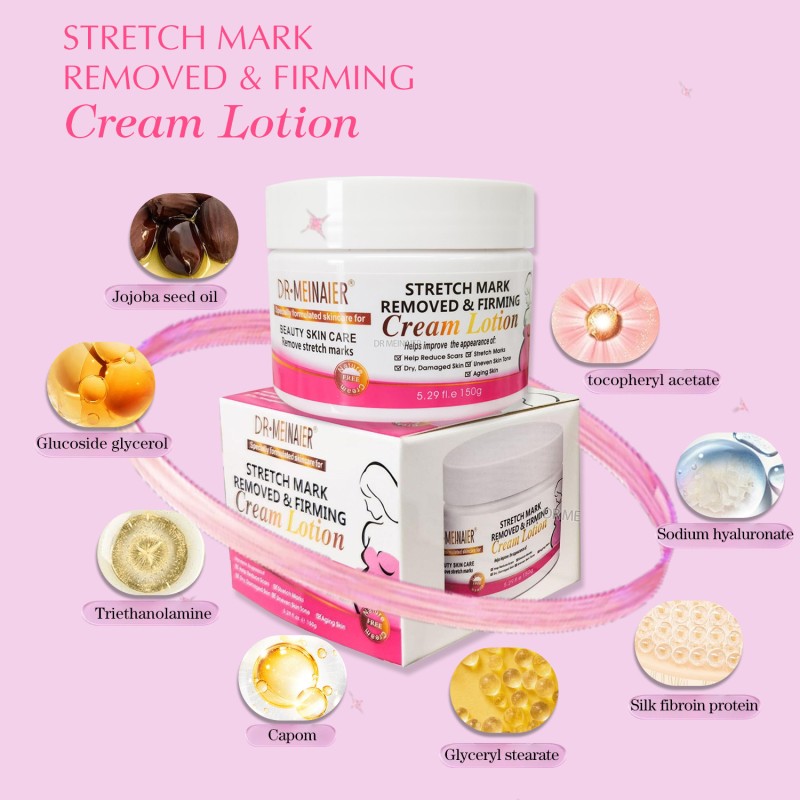 Source Manufacturer: Stretch Mark Lightening Cream, Pregnant Women Repair Scars, Obesity Lines Firming Massage Cream