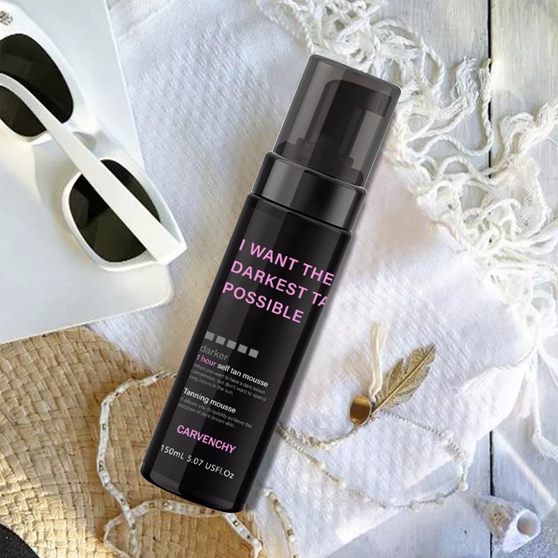 2024 Trending Tanning Mousse Bronzer Wheat Color Moisturizing Streak Free Skin Tanning Cream Tanning Mousse