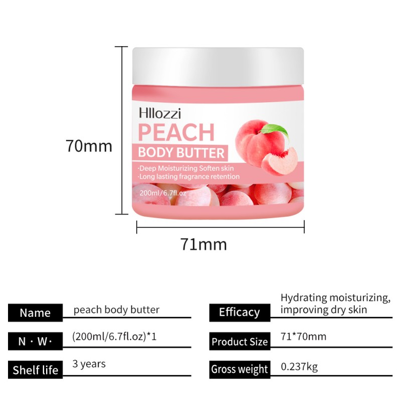 Wholesale Custom Private Label Natural Body Butter Cream Skin Moisturizing Organic Shea Butter Body Butter