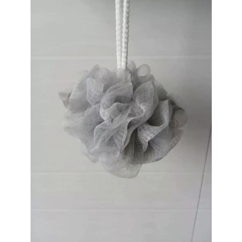 Bulk Mix Color 30g Wholesale Back Scrubber Mesh Bath Sponge Shower Ball Nylon Bath Flower
