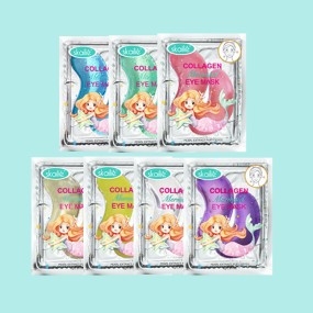 Hot Sale Glitter Eye Mask Remove Dark Circle Collagen Eye Cooling Patch Hydrogel Herbal Under Eye Patches