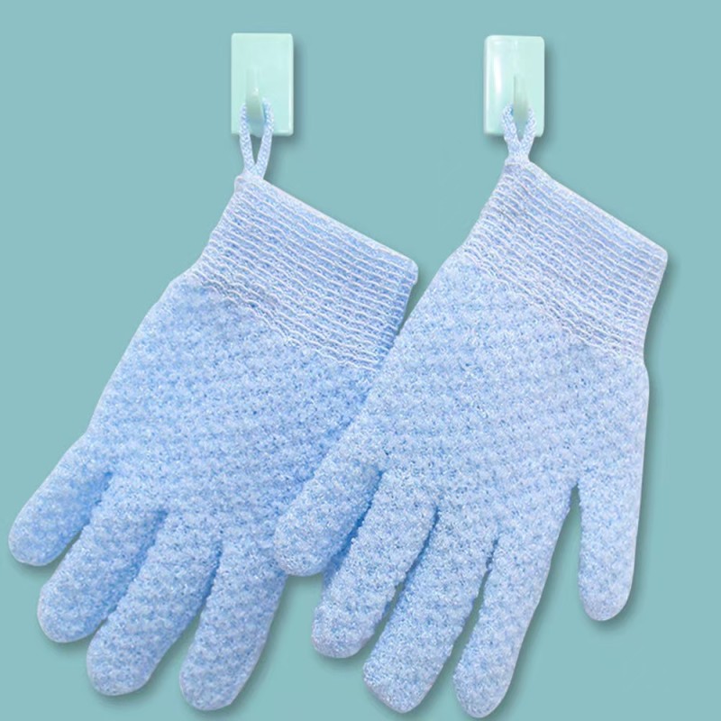 Massager Exfoliating Dead Skin Bath Body Scrub Bath Glove Nylon Shower Scrub Glove Family Bath Set