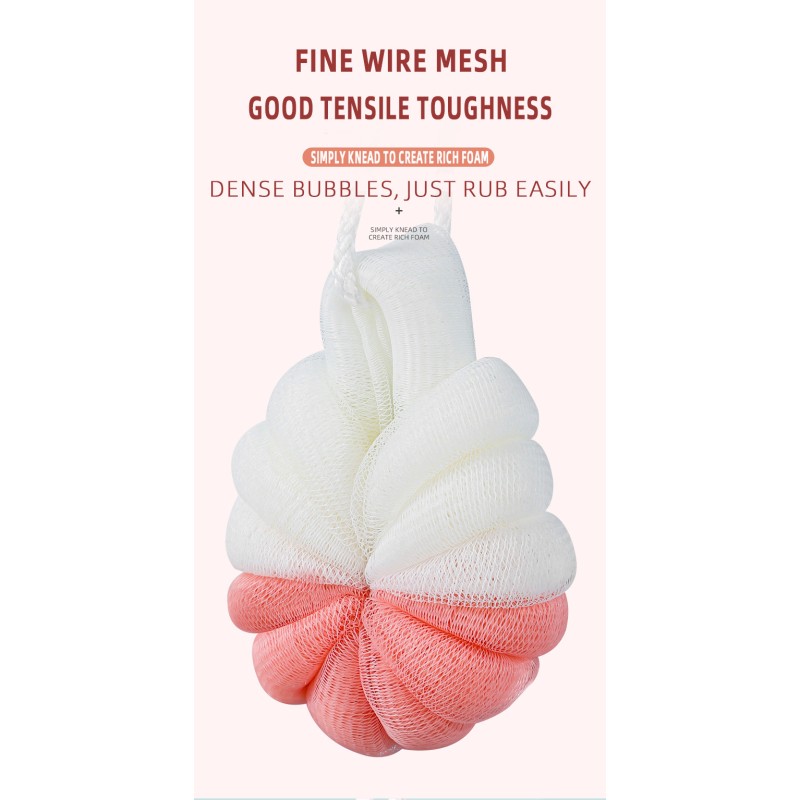 Tortoise Shower Bath Flower Good Quality Body Exfoliating Colorful Washing Ball Bath Sponge