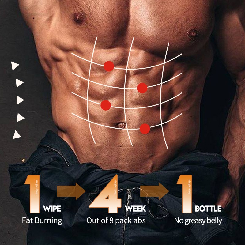 Best Men Weight Loss Eight Pack Flat Tummy Heat Balm for Belly Shaping Body Stomach Waist Slimming Cream