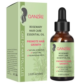 Private Label Best Strengthening Organic Nourishing Shine Smoothing Peppermint Rosemary Hair Growth Oil