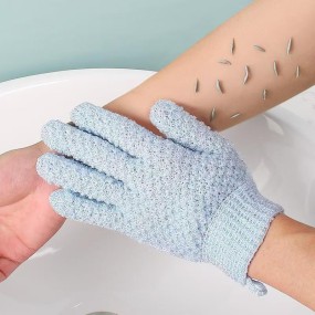 Massager Exfoliating Dead Skin Bath Body Scrub Bath Glove Nylon Shower Scrub Glove Family Bath Set