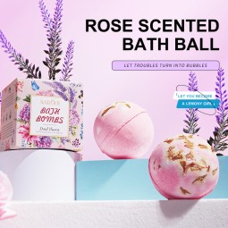 Best Large Natural Organic Bath Bombs Wholesale Cute Round Assorted Private Bath Bomb