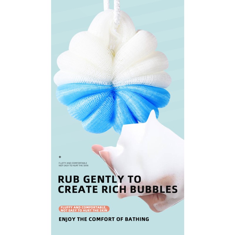 SPA Cleaner Foam Rubbing Shower Skin Supplies Bath Balls Exfoliating Body Sponge Towel Scrub Resistance Moisturizing
