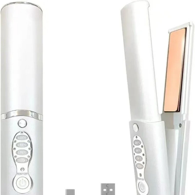 Customize Portable Cordless Hair Straightener Home Use Hair Wireless Cordless Mini Hair Straightener