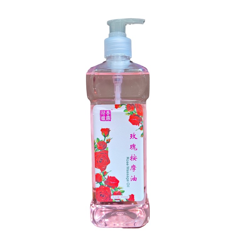 650ml Rose Massage Oil  Odm Best Body Massage Oil Perfumes Private Label  Body Oil for Dry Skin Private Label