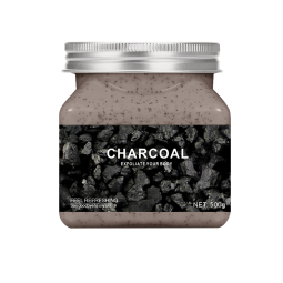 Wholesale 500g Private Label Charcoal Exfoliating Body Scrub