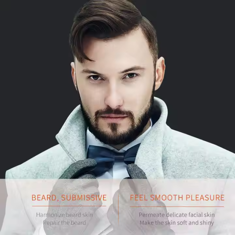 Best Selling 30ml SADOER Nutrients Deep Absorption Beard Growth Essential Oil 100% Pure Moroccan Argan Oil Men Beard Care Serum