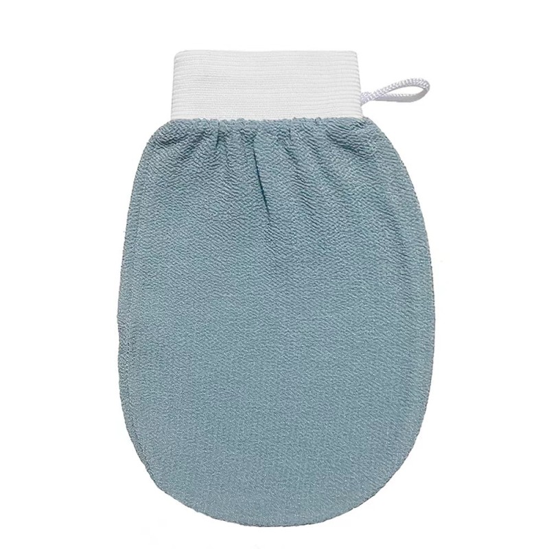 OEM Natural Viscose Exfoliating Mitt Deep Body Scrub Exfoliating Glove Bath Shower Washcloth Remove Dead Skin Glove
