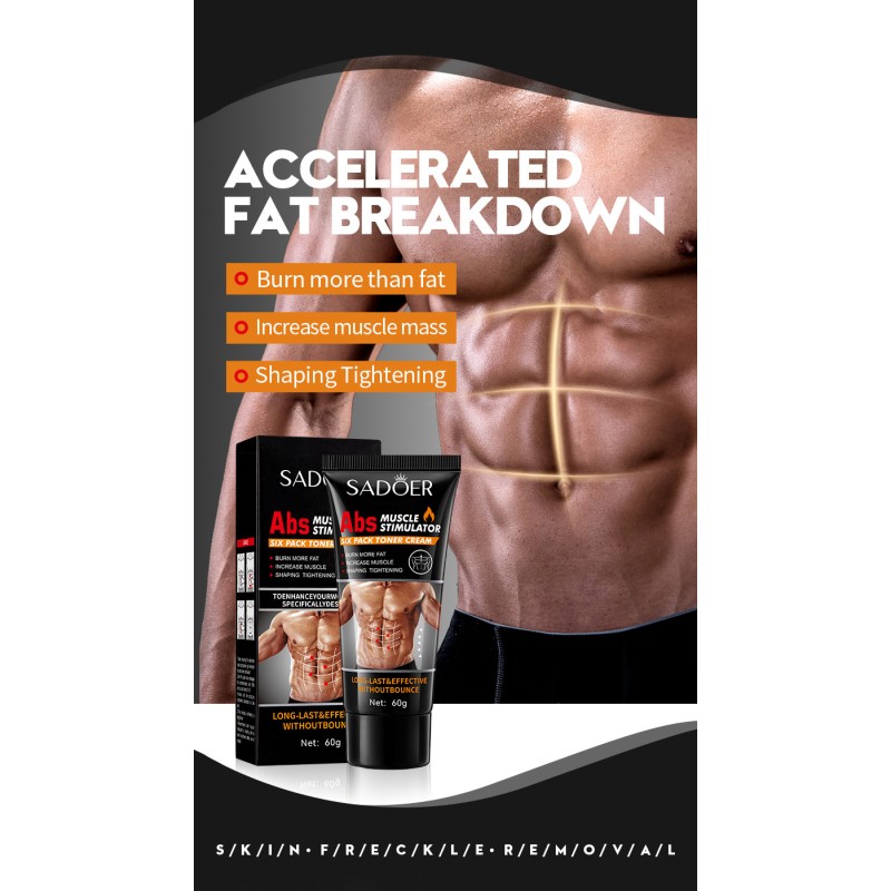 Best Men Weight Loss Eight Pack Flat Tummy Heat Balm for Belly Shaping Body Stomach Waist Slimming Cream