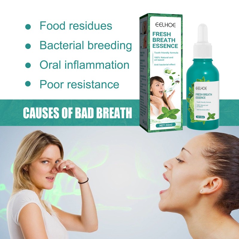 Wholesale Fresh Breath Spray Essence for Bad Breath Fresheners Mouth Spray Mint Oral Care Health Spray for Dry Mouth