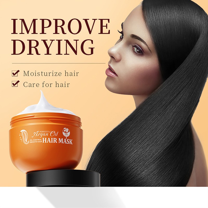 Professional Nourishing Hair Repair Mask Moisturizing Organic Argan Oil Hair