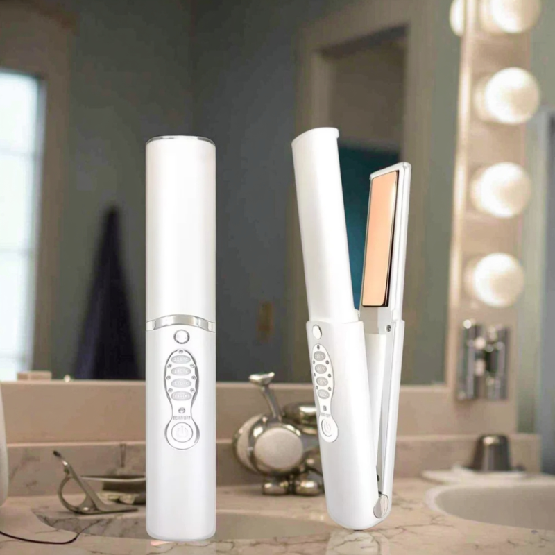 Customize Portable Cordless Hair Straightener Home Use Hair Wireless Cordless Mini Hair Straightener