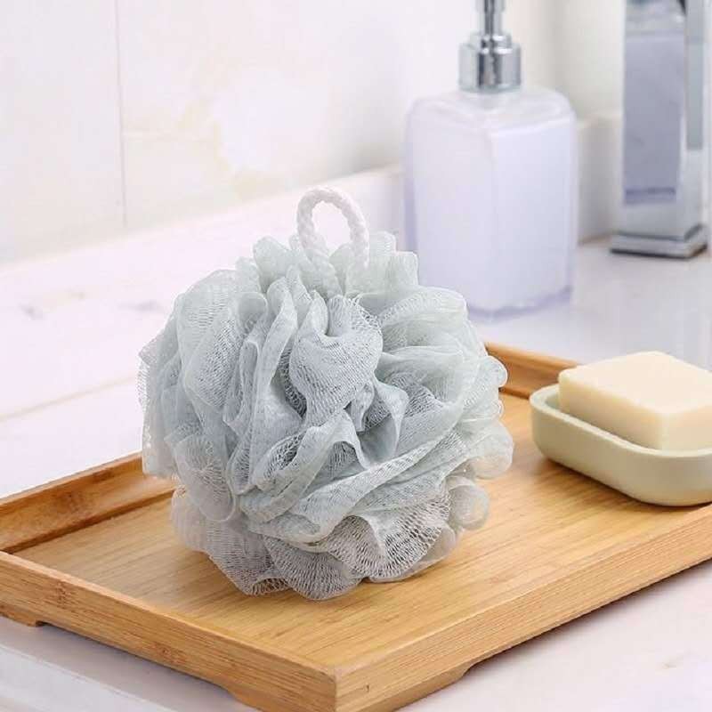 Bath Flower Bulk Mix Color 50g Wholesale Back Scrubber Mesh Bath Sponge Shower Ball Nylon Bath Flower