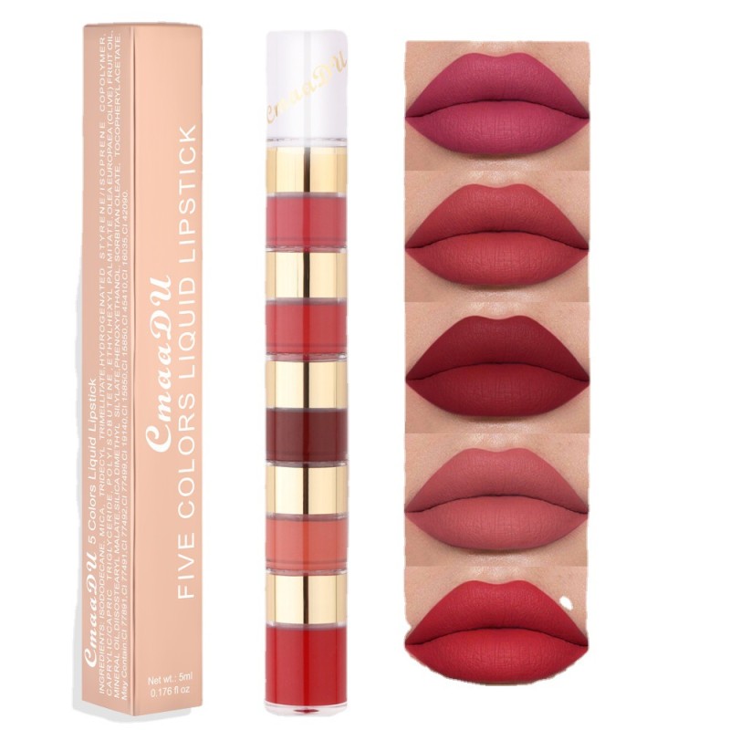 Factory Price Wholesale 29g Matte Liquid Lipstick - Long Lasting Waterproof Lip Tint with Velvet Finish for Sexy Bold Lips