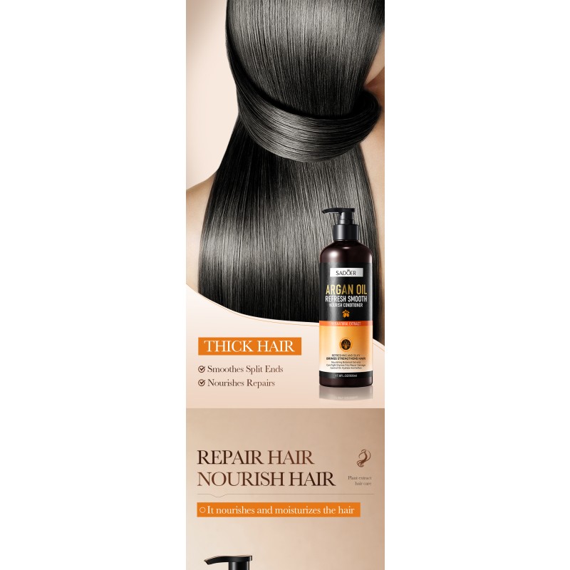 Argane Oil Anti-dandruff Anti-itch Shampoo Soft Nourishing Oil Removal Smooth Eco-friendly Shampoo