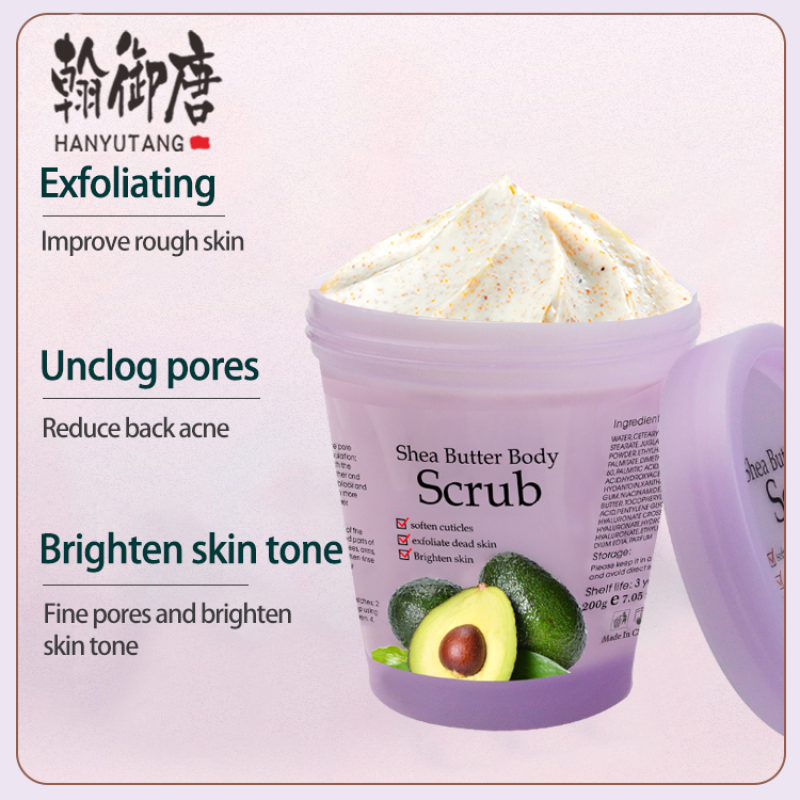 Wholesale Bulk Fruit Body Shower Gel Exfoliating Scrub Exfoliate Hand and Feet Best Skin extra Whitening for Skin