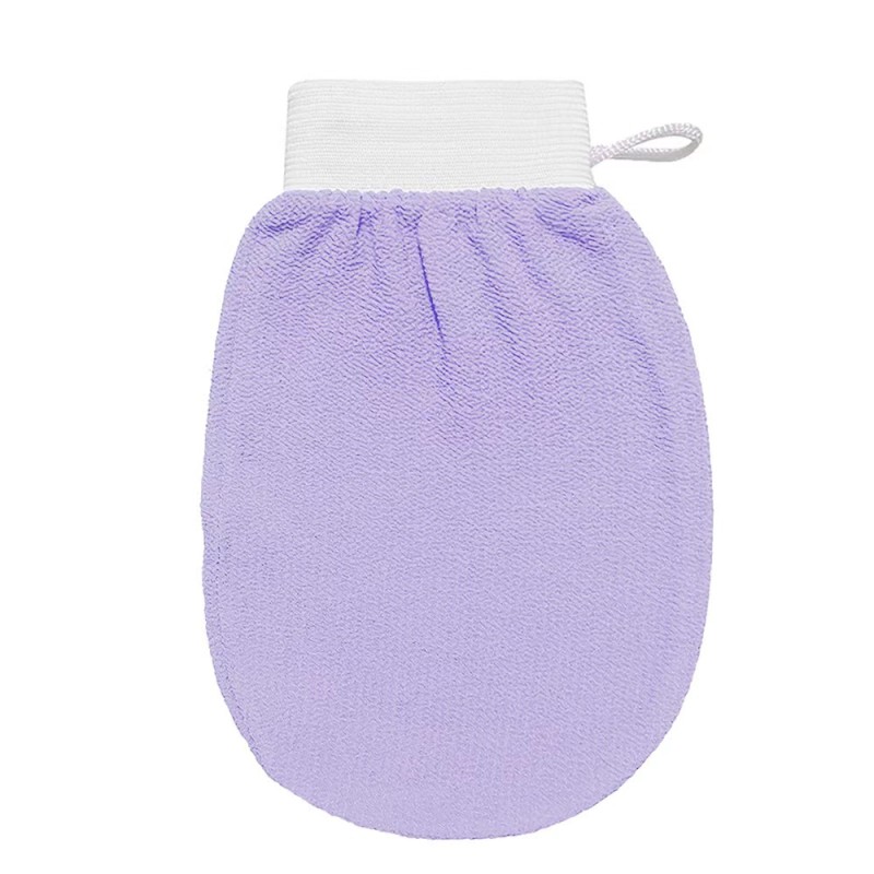 OEM Natural Viscose Exfoliating Mitt Deep Body Scrub Exfoliating Glove Bath Shower Washcloth Remove Dead Skin Glove