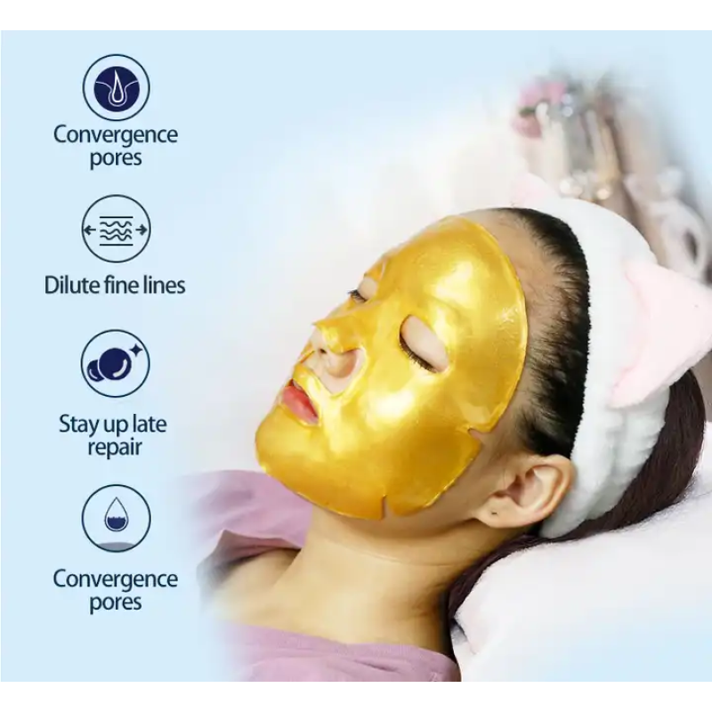 Ready to Ship Private Label Moisturizing Hydrating Facial Collagen Crystal Facial Sheet Mask