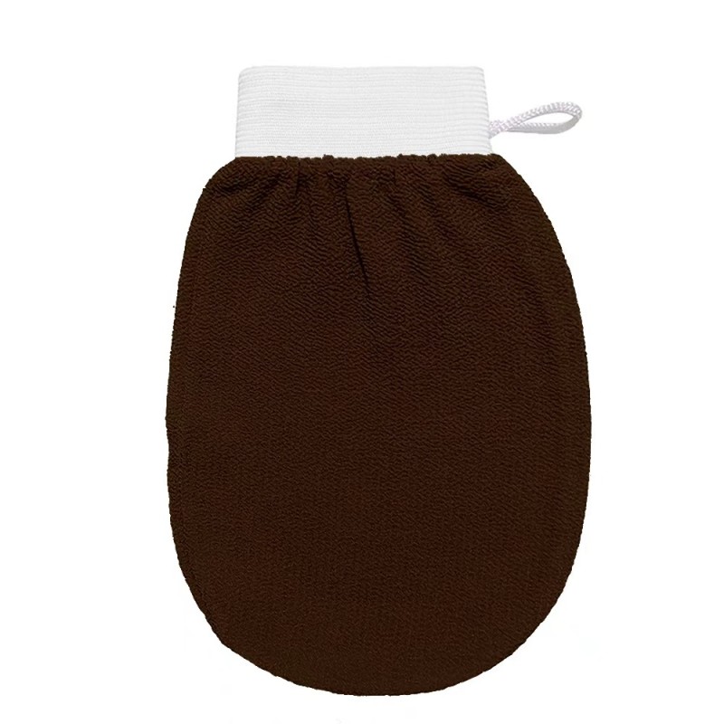 OEM Natural Viscose Exfoliating Mitt Deep Body Scrub Exfoliating Glove Bath Shower Washcloth Remove Dead Skin Glove