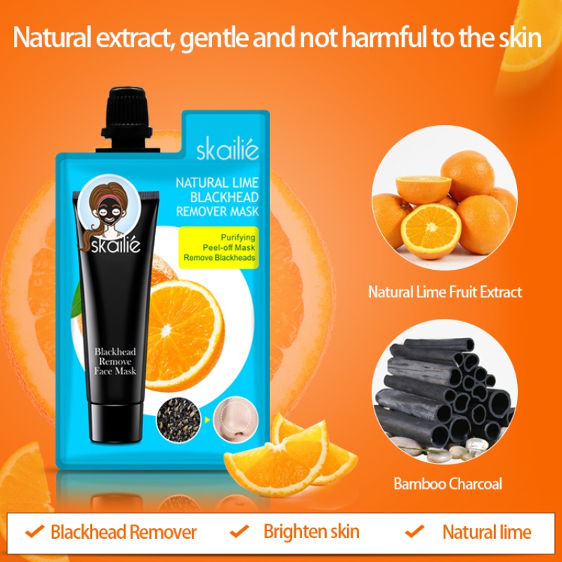 Natural Charcoal Facial Mask Deep Cleansing Peel-Off Beauty Masque for Face and Nose Peel-Off Facemask for Cosmetics