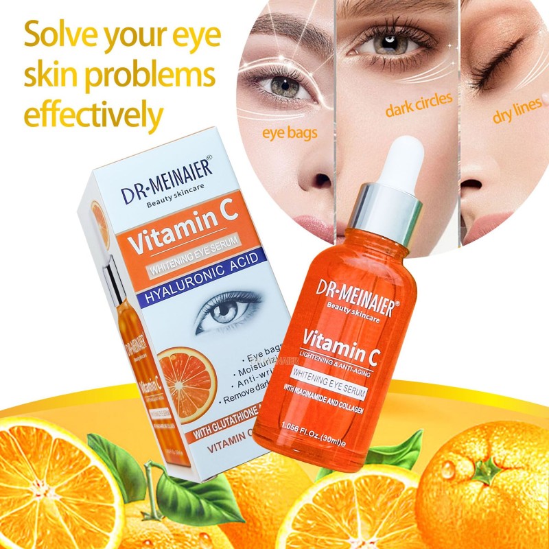 Hot Sales Natural Skincare Vegan Nourishing Face Skin Care Vitamin C Hyaluronic Acid Serum