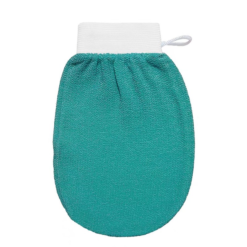 OEM Natural Viscose Exfoliating Mitt Deep Body Scrub Exfoliating Glove Bath Shower Washcloth Remove Dead Skin Glove