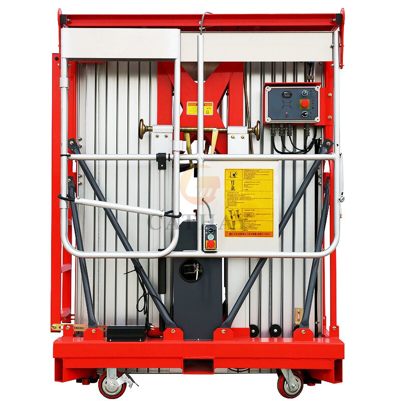Dual Mast Lift Manufacturer - OEM/ODM 6-16m 250kg Push Around Elevador