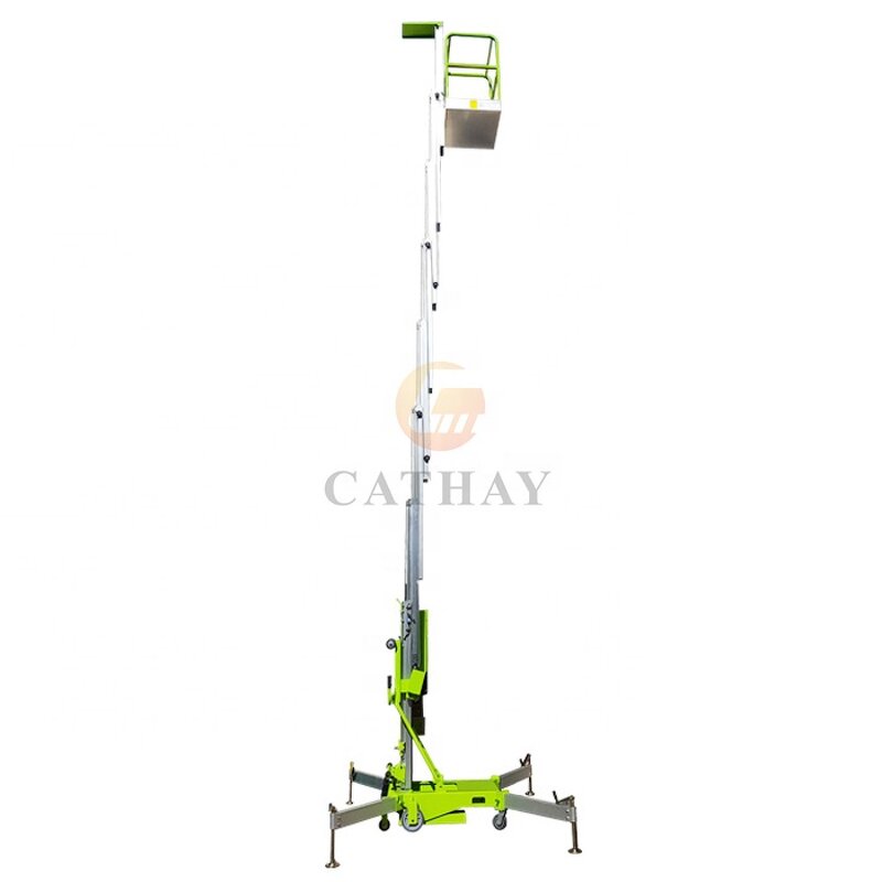 Mast Lift Manufacturer - OEM/ODM 5-14m Push Around Vertical Mast Lift