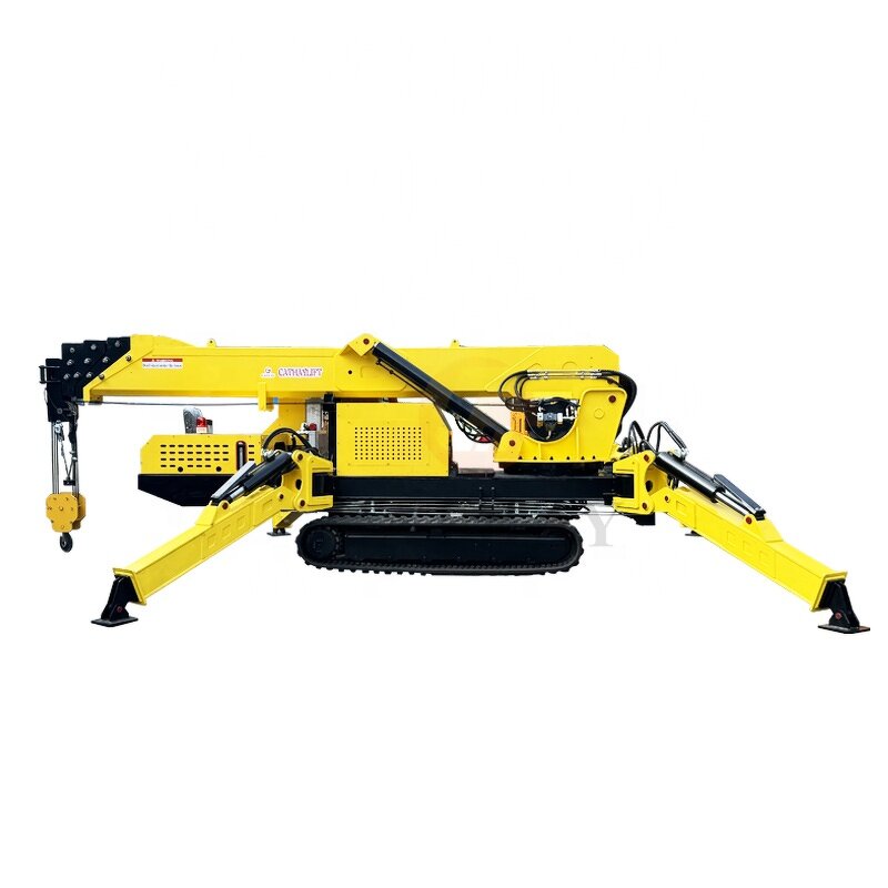 Crawler Spider Crane Manufacturer - Wholesale 1.2-12 Ton 6-9m Industrial Tracked Crane