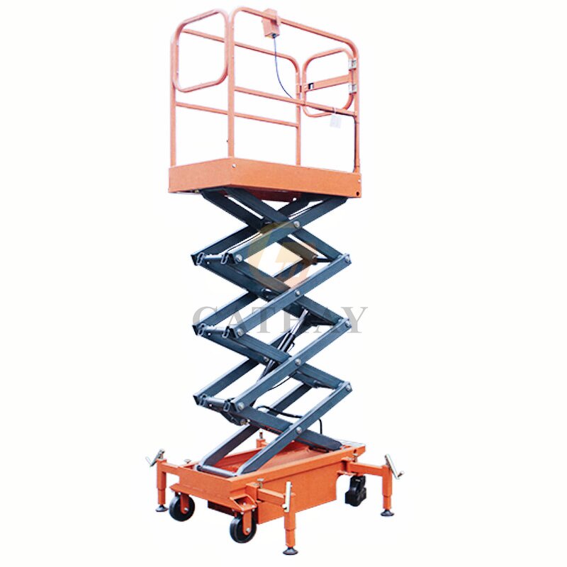 Scissor Lift Manufacturer - OEM/ODM 3.9m Cheap Small Movable Electric Manlift