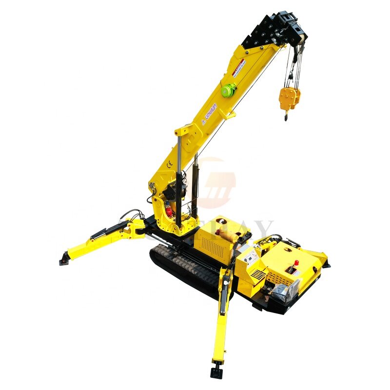 Crawler Spider Crane Manufacturer - Wholesale 1.2-12 Ton 6-9m Industrial Tracked Crane
