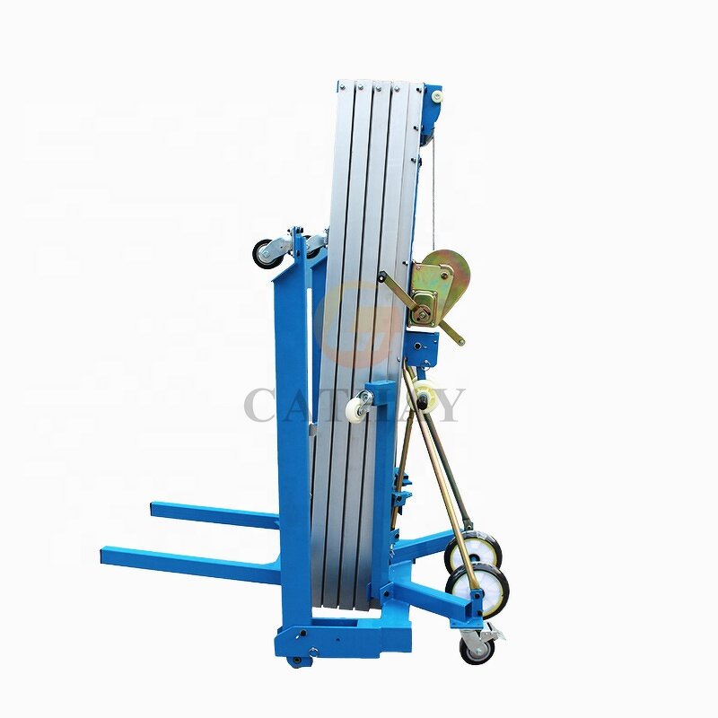 Manual Material Lift Manufacturer - OEM/ODM 340kg Load Mobile Portable Genie Lift