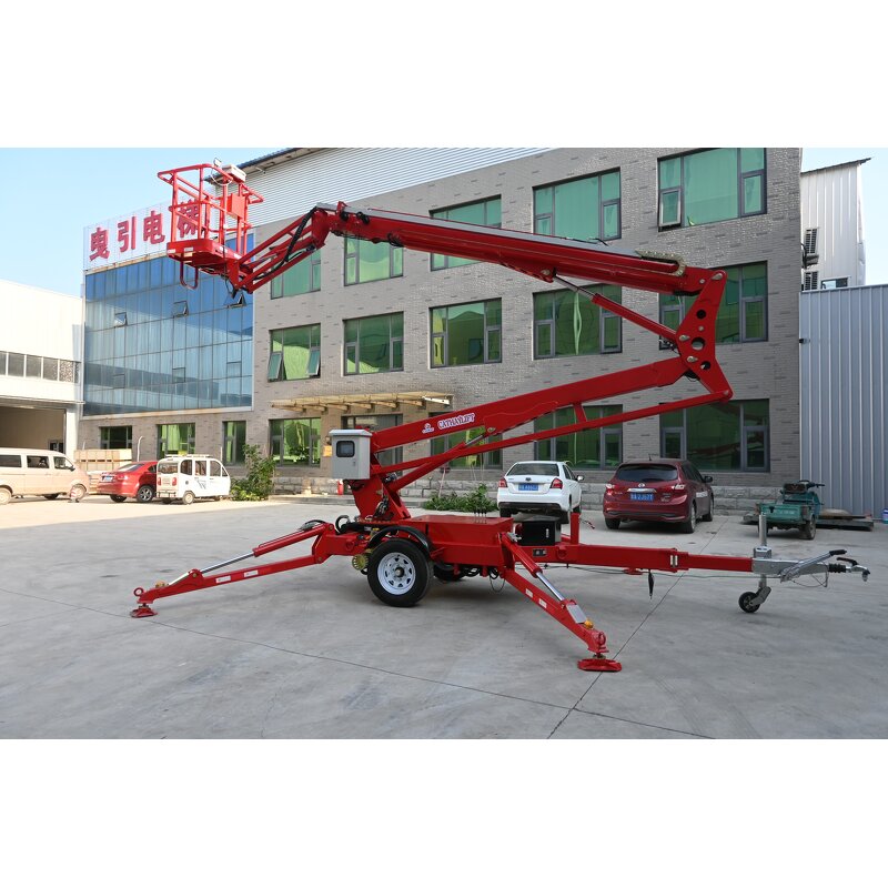 Spider Boom Lift Manufacturer - OEM/ODM 10-14m Towable Telescopic Articulated Lift