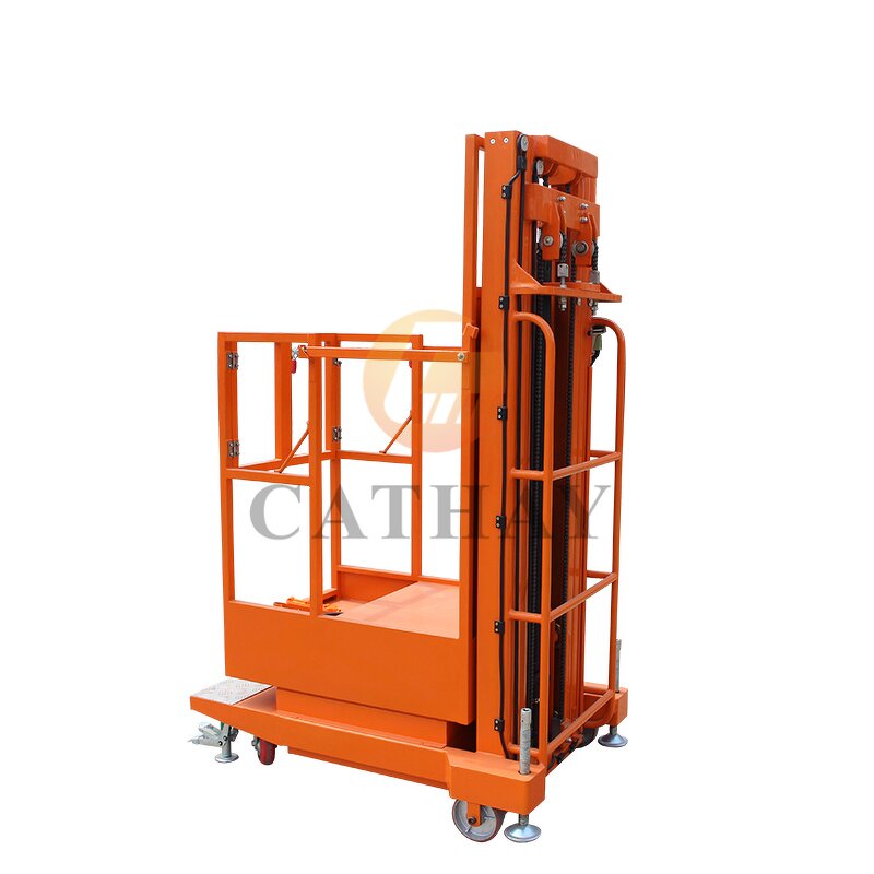 Semi-electric Order Picker Manufacturer - OEM/ODM Mini Portable Movable Aerial Forklift