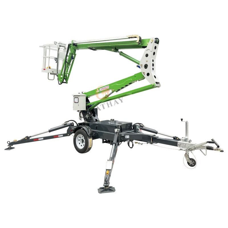 Towable Boom Lift Manufacturer - OEM/ODM 16m High Platform Wheel Telescopic Lift