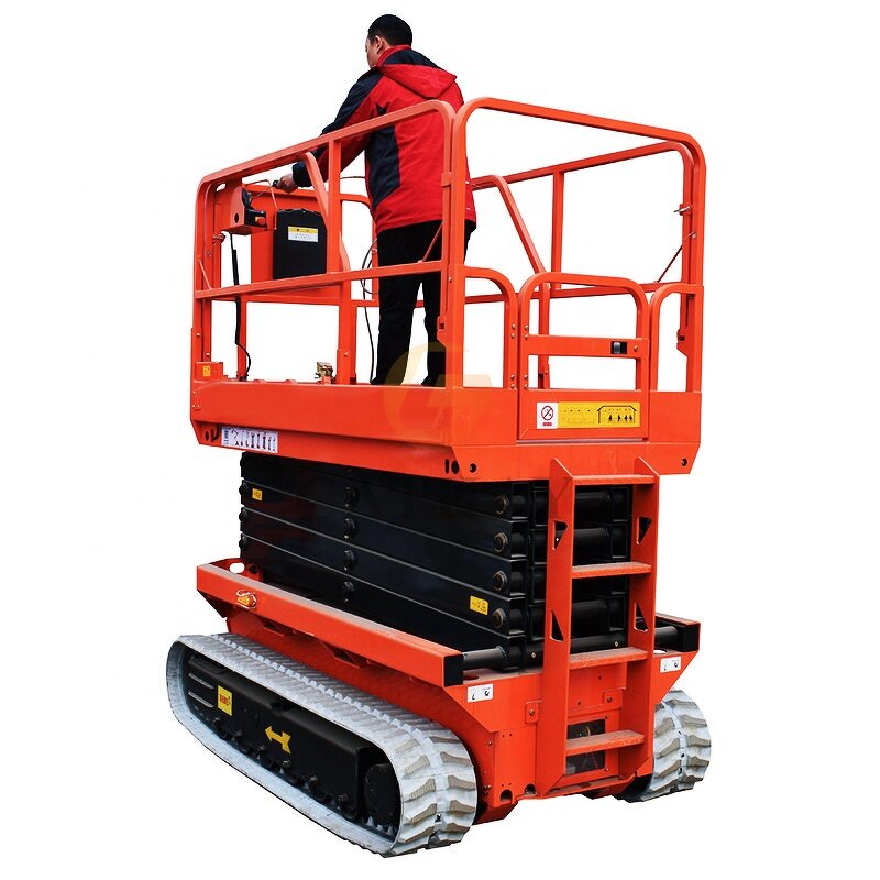 Scissor Lift Manufacturer - OEM/ODM 4-14m Rough Terrain Self-propelled Crawler