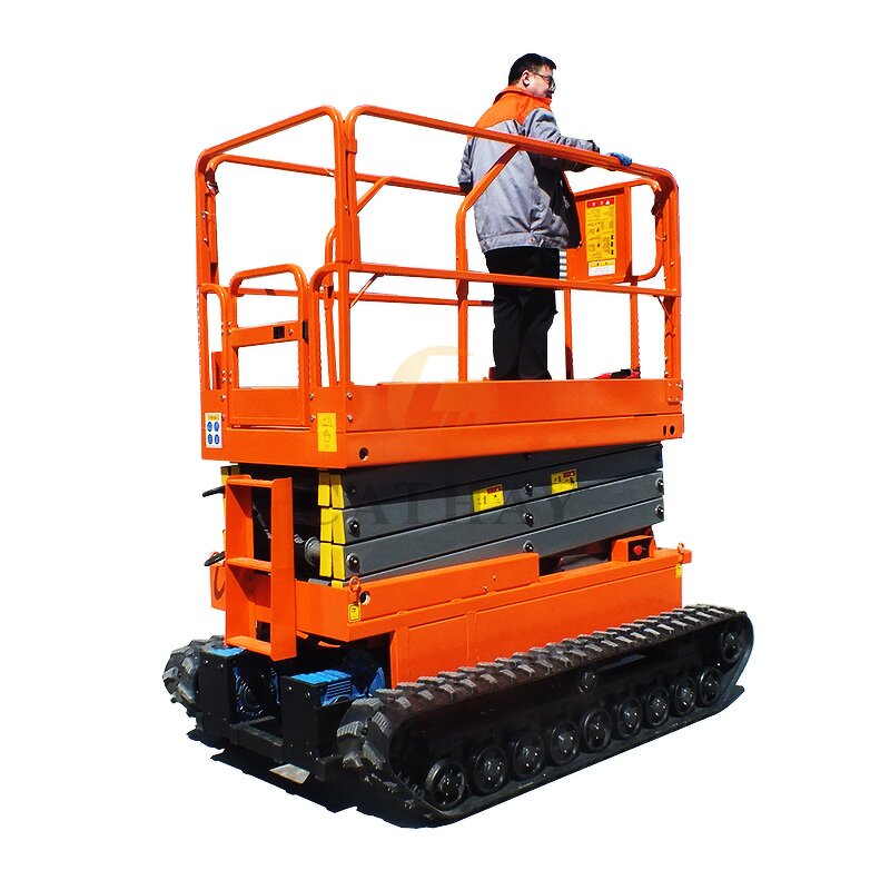 Scissor Lift Manufacturer - OEM/ODM 4-14m Rough Terrain Self-propelled Crawler