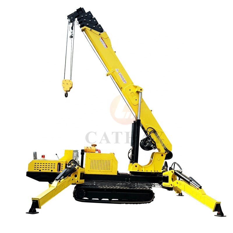 Crawler Spider Crane Manufacturer - Wholesale 1.2-12 Ton 6-9m Industrial Tracked Crane