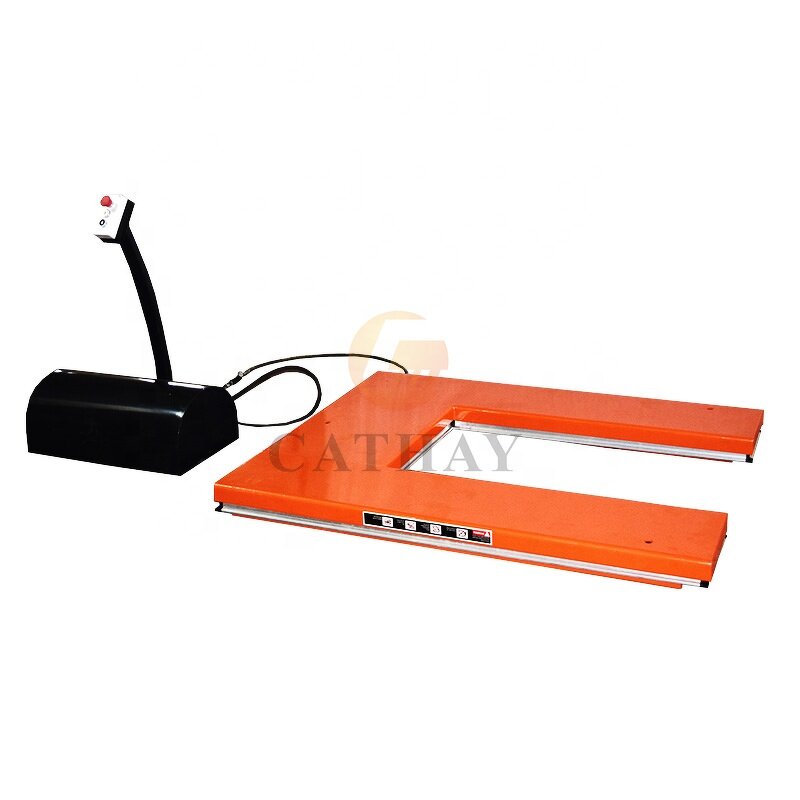 Pallet Scissor Lift Table Manufacturer - OEM/ODM 1-2ton Portable U Shape Low Profile