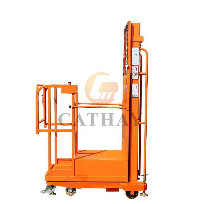 Semi-electric Order Picker Manufacturer - OEM/ODM Mini Portable Movable Aerial Forklift
