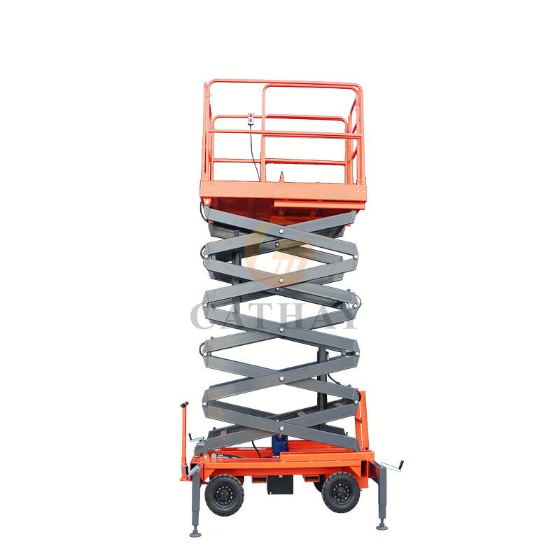 Scissor Lift Manufacturer - OEM/ODM 6-16m 450kg Towable Hydraulic Electric Lift